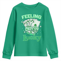 St. Patrick's Day Casino Feeling Lucky Youth Sweatshirt Las Vegas Girls Trip