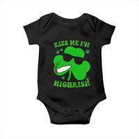 Funny St. Patrick's Day Marijuana Baby Onesie Kiss Me I'm Highrish 420 High Irish Weed