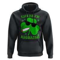 Funny St. Patrick's Day Marijuana Hoodie Kiss Me I'm Highrish 420 High Irish Weed