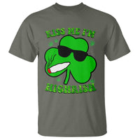 Funny St. Patrick's Day Marijuana T Shirt Kiss Me I'm Highrish 420 High Irish Weed