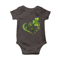St Patricks Day Baby Onesie Lucky Clover Irish Shamrock Celtic Cross