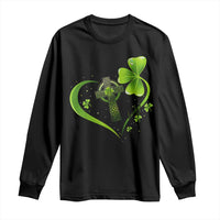 St Patricks Day Long Sleeve Shirt Lucky Clover Irish Shamrock Celtic Cross