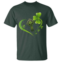 St Patricks Day T Shirt Lucky Clover Irish Shamrock Celtic Cross