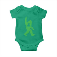 St Patricks Day Bigfoot Baby Onesie Irish Sasquatch Shamrock