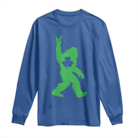 St Patricks Day Bigfoot Long Sleeve Shirt Irish Sasquatch Shamrock