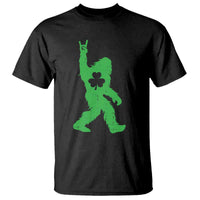 St Patricks Day Bigfoot T Shirt Irish Sasquatch Shamrock
