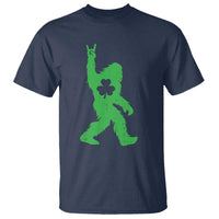 St Patricks Day Bigfoot T Shirt Irish Sasquatch Shamrock