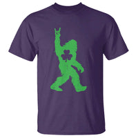 St Patricks Day Bigfoot T Shirt Irish Sasquatch Shamrock