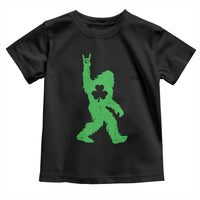 St Patricks Day Bigfoot Toddler T Shirt Irish Sasquatch Shamrock