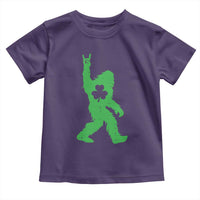 St Patricks Day Bigfoot Toddler T Shirt Irish Sasquatch Shamrock