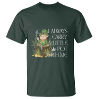 Funny Saint Patricks Day T Shirt I Always Carry A Little Pot With Me Cannabis Smokers Irish