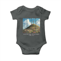 Christian Easter Baby Onesie He Is Not Here He Has Risen
