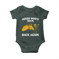 Christian Easter Baby Onesie Guess Who's Back Back Again