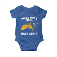 Christian Easter Baby Onesie Guess Who's Back Back Again