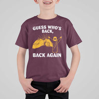 Christian Easter T Shirt For Kid Guess Who's Back Back Again
