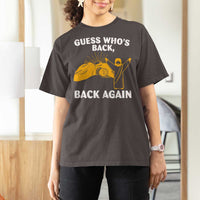 Christian Easter T Shirt For Women Guess Who's Back Back Again