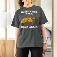 Christian Easter T Shirt For Women Guess Who's Back Back Again