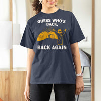 Christian Easter T Shirt For Women Guess Who's Back Back Again
