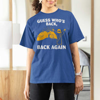 Christian Easter T Shirt For Women Guess Who's Back Back Again