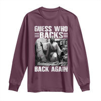 Easter Religious Long Sleeve Shirt Guess Who's Back Back Again Jesus Christian