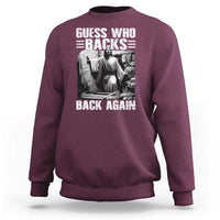 Easter Religious Sweatshirt Guess Who's Back Back Again Jesus Christian