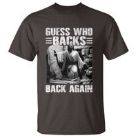 Easter Religious T Shirt Guess Who's Back Back Again Jesus Christian