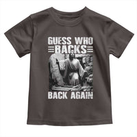 Easter Religious Toddler T Shirt Guess Who's Back Back Again Jesus Christian