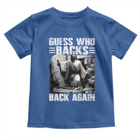 Easter Religious Toddler T Shirt Guess Who's Back Back Again Jesus Christian
