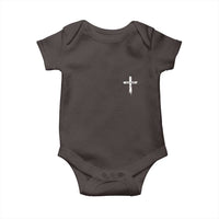 Easter Christian Cross Religious He Is Risen Baby Onesie