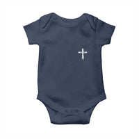 Easter Christian Cross Religious He Is Risen Baby Onesie