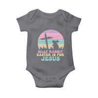 Silly Rabbit Easter Is For Jesus Christians Baby Onesie Cross Religious