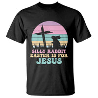 Silly Rabbit Easter Is For Jesus Christians T Shirt Cross Religious