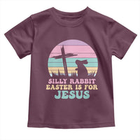 Silly Rabbit Easter Is For Jesus Christians Toddler T Shirt Cross Religious