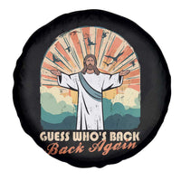 Funny Christian Easter Spare Tire Cover Guess Whos Back Jesus Religious - Wonder Print Shop