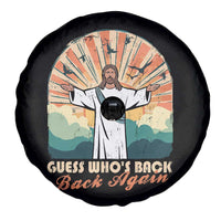 Funny Christian Easter Spare Tire Cover Guess Whos Back Jesus Religious - Wonder Print Shop