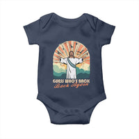 Funny Christian Easter Baby Onesie Guess Whos Back Jesus Religious - Wonder Print Shop