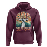 Funny Christian Easter Hoodie Guess Whos Back Jesus Religious - Wonder Print Shop