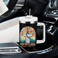 Funny Christian Easter Tumbler With Handle Guess Whos Back Jesus Religious - Wonder Print Shop
