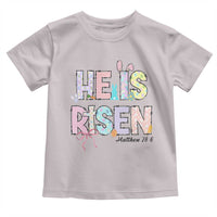 He is Risen Jesus Christian Happy Easter Toddler T Shirt