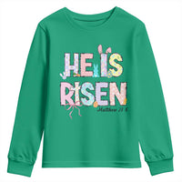 He is Risen Jesus Christian Happy Easter Youth Sweatshirt