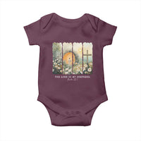 Lord Is My Shepherd Baby Onesie Easter Religious Christian Cross Bible Verse