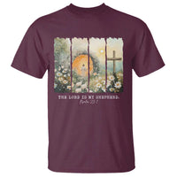 Lord Is My Shepherd T Shirt Easter Religious Christian Cross Bible Verse