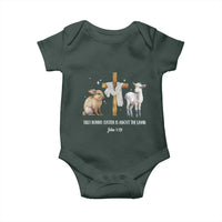 Easter Christian Baby Onesie Silly Rabbit Easter Is About The Lamb John 1:29