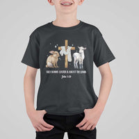 Easter Christian T Shirt For Kid Silly Rabbit Easter Is About The Lamb John 1:29