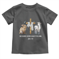Easter Christian Toddler T Shirt Silly Rabbit Easter Is About The Lamb John 1:29