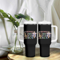 Funny Christian Easter Tumbler With Handle No Bunny Loves Me Like Jesus - Wonder Print Shop