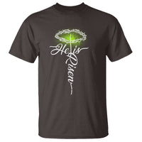 He Is Risen T Shirt Cross Jesus Religious Easter