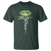 He Is Risen T Shirt Cross Jesus Religious Easter