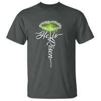 He Is Risen T Shirt Cross Jesus Religious Easter