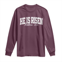 He Is Risen Long Sleeve Shirt Easter Day Christian Jesus Religious Gift